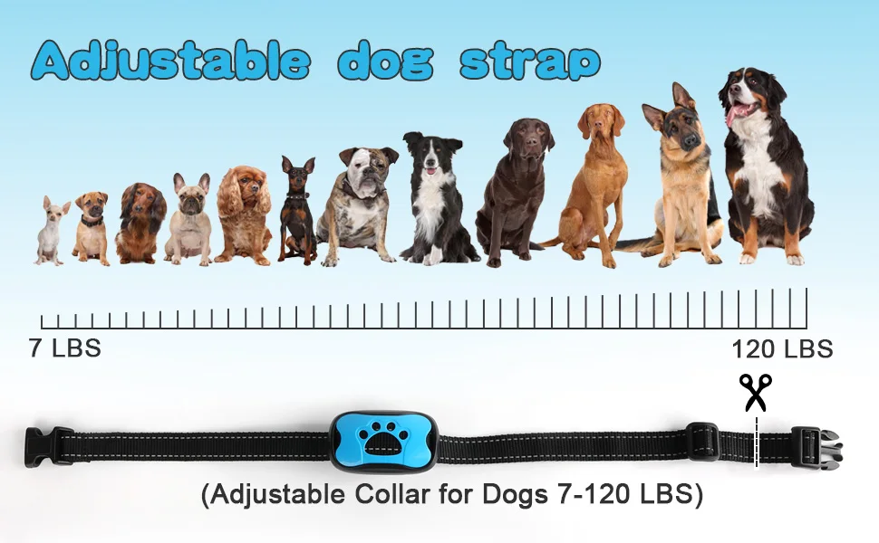 Dites adieu aux aboiements excessifs – Collier ultrasonique rechargeable, doux et efficace pour tous les chiens – Image 12