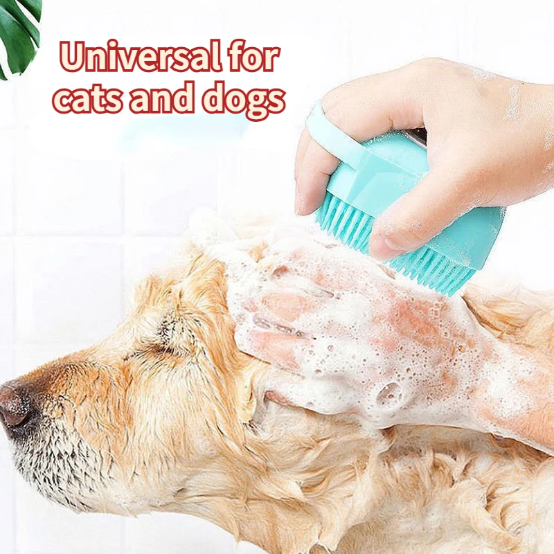 Offrez un moment de détente à votre animal – Gants de massage et de bain doux en silicone, idéals pour chiens et chats – Image 2