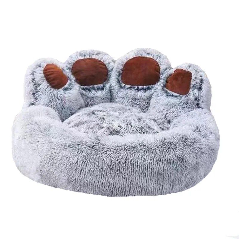 Panier moelleux en peluche pour chien et chat – Grand coussin doux et confortable, idéal pour un sommeil réparateur – Image 8