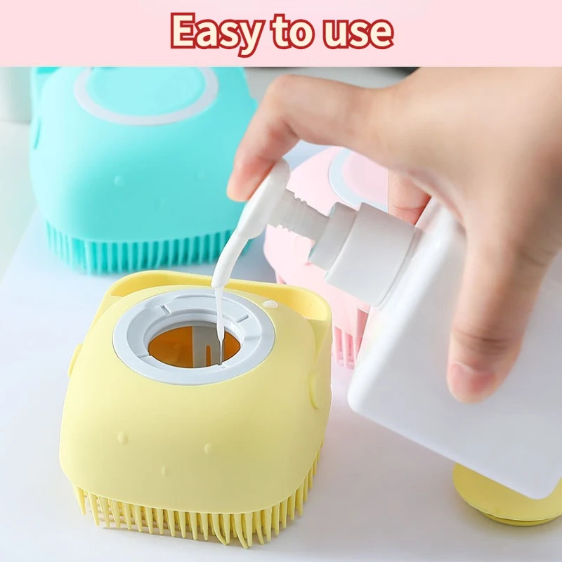 Offrez un moment de détente à votre animal – Gants de massage et de bain doux en silicone, idéals pour chiens et chats – Image 4